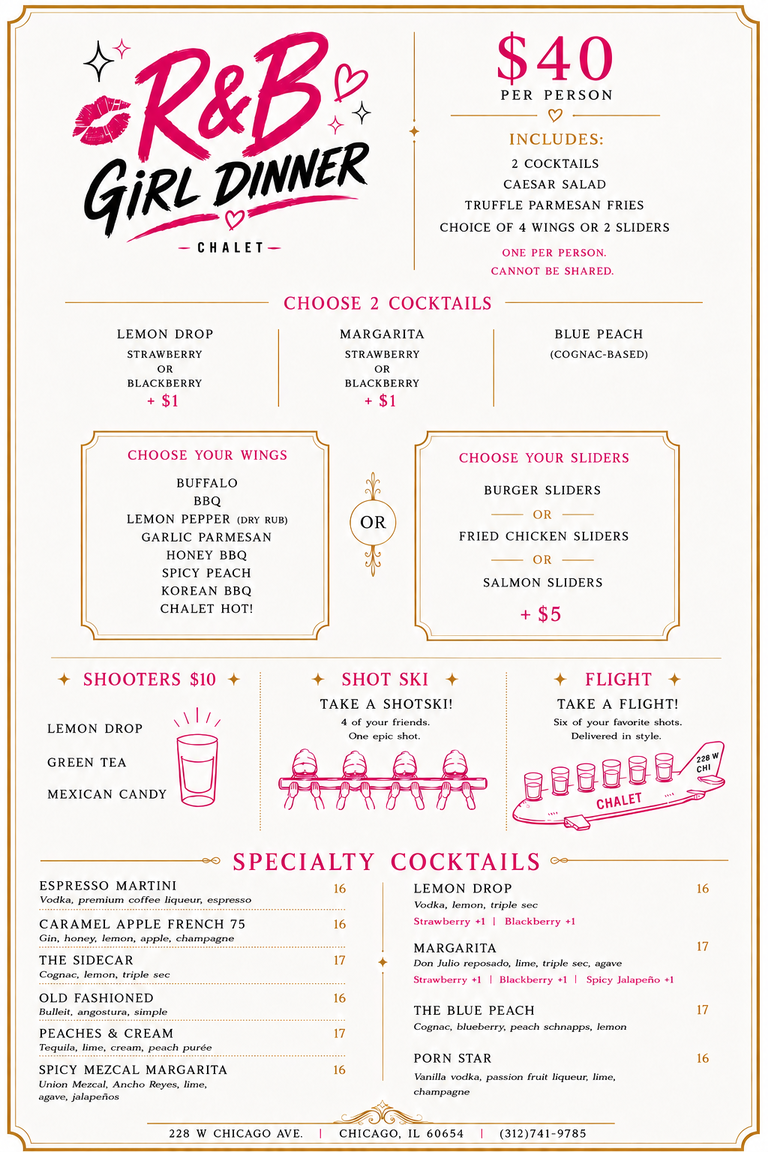 R&B Girl Dinner
