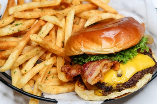 Bacon Cheddar Smashburger.