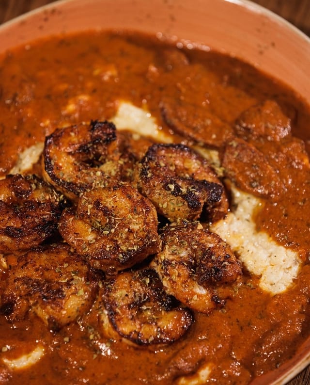 Cajun Shrimp & Grits.