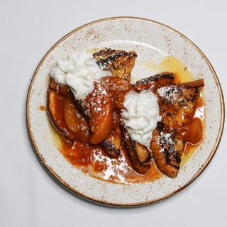 Peach Cobbler French Toast